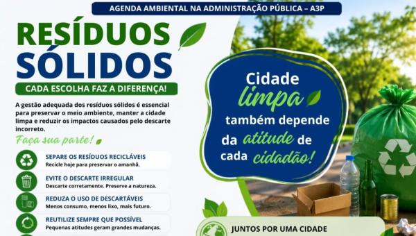 A3P PROMOVE CONSCIENTIZAÇÃO SOBRE A DESTINAÇÃO CORRETA DE RESÍDUOS SÓLIDOS NOS ÓRGÃOS PÚBLICOS