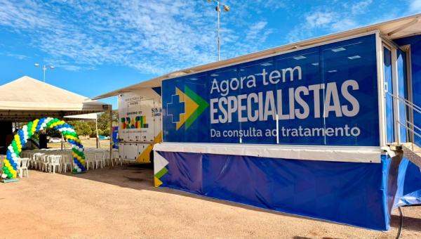 Dianópolis recebe carreta do Agora Tem Especialistas e inicia atendimentos de ultrassonografia e tomografia