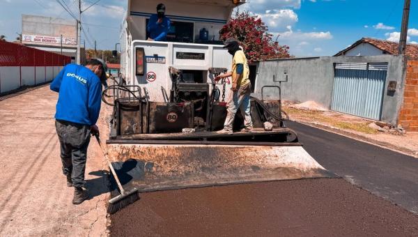 Prefeitura de Dianópolis intensifica recuperação asfáltica e beneficia quase 40 vias