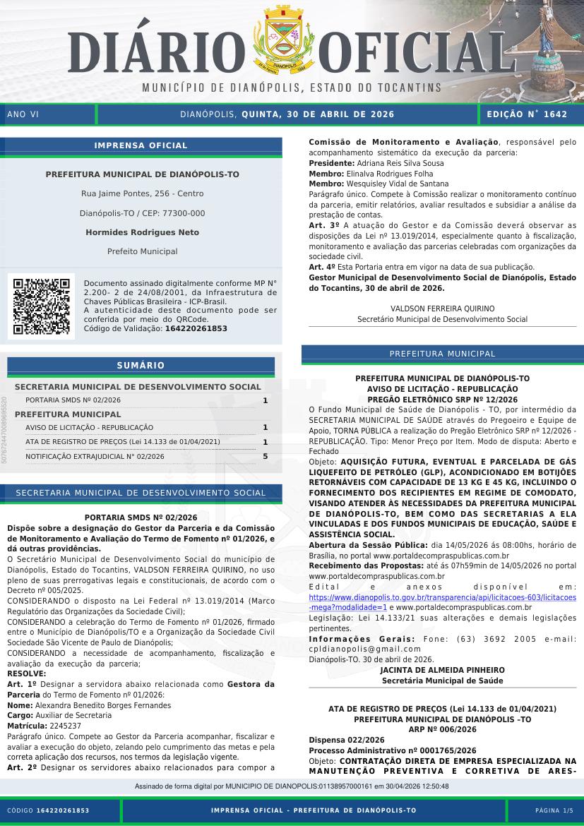 Capa da edição