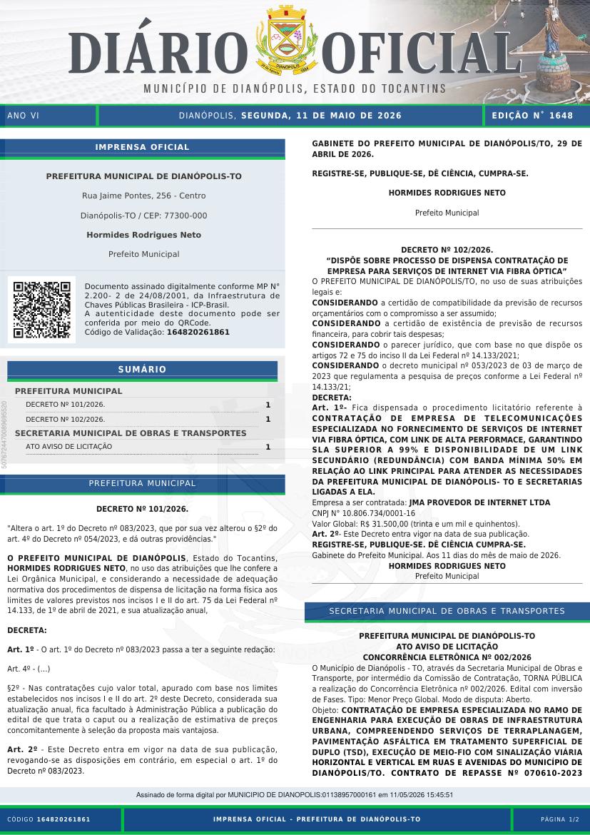 Capa da edição