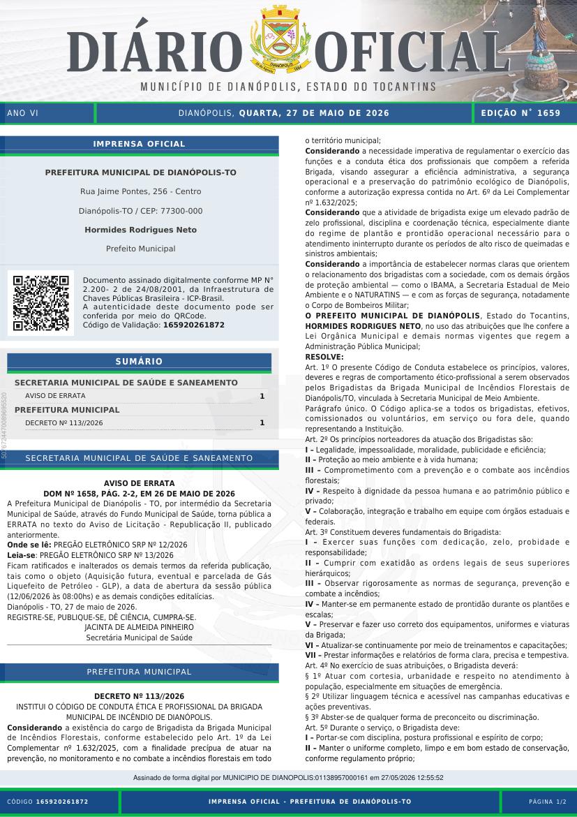 Capa da edição