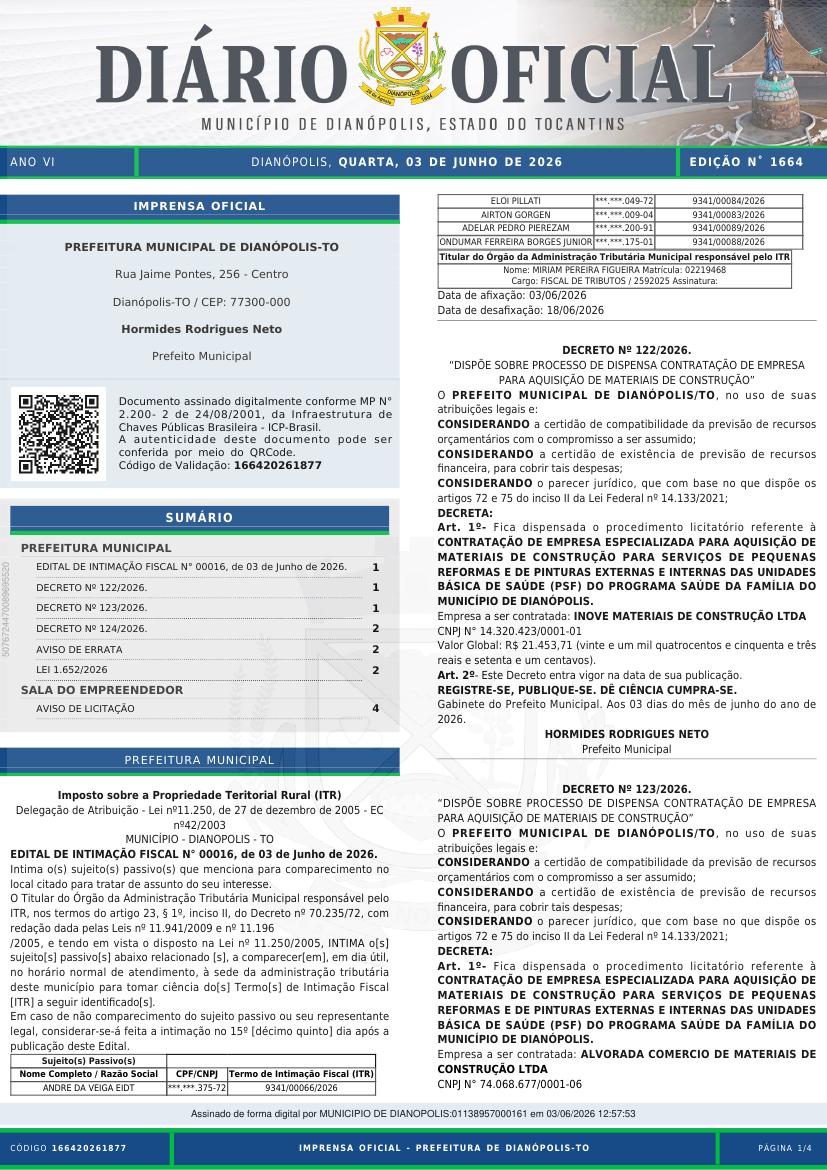 Capa da edição