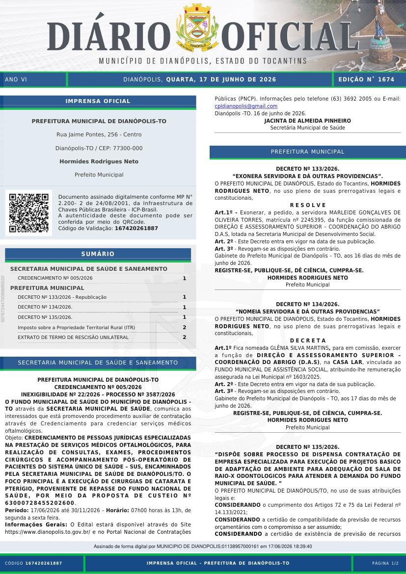 Capa da edição