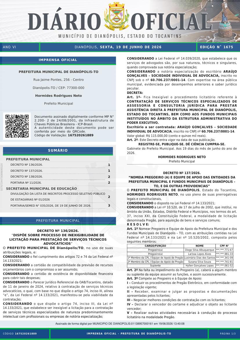 Capa da edição