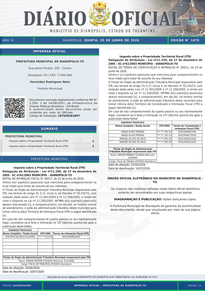 Capa da edição