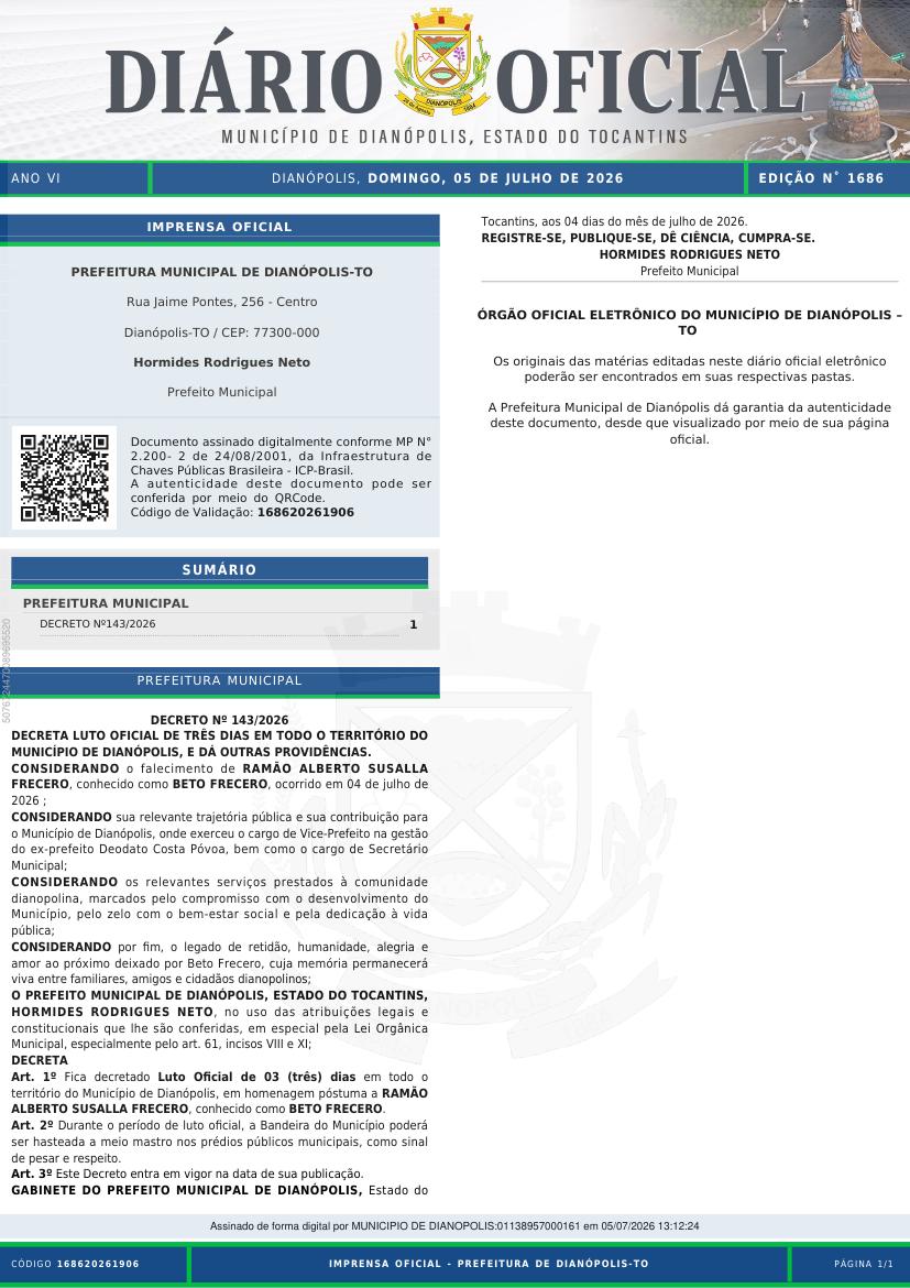 Capa da edição