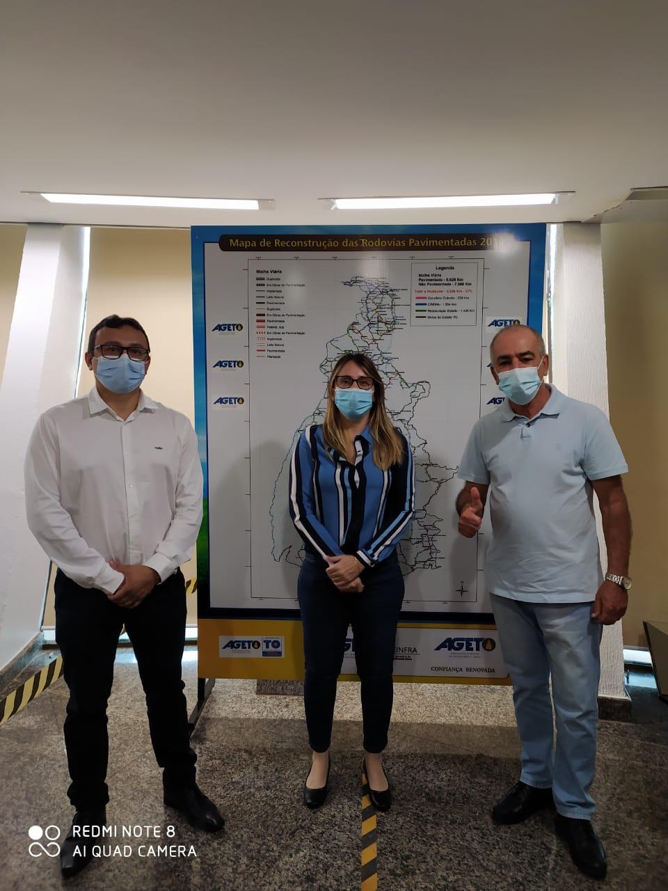 Em Palmas, prefeito José Salomão realiza visita à Ageto a fim de firmar parcerias