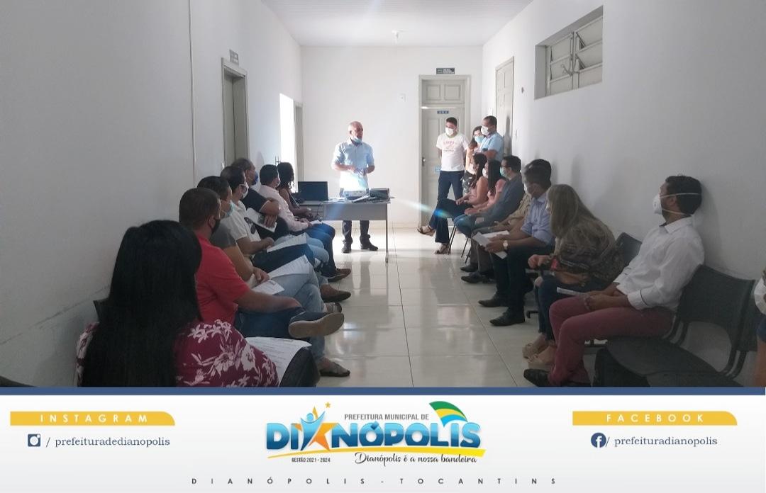PREFEITO JOSÉ SALOMÃO E VICE AURÉLIO PARTICIPAM DA PRIMEIRA REUNIÃO DO COMITÊ GESTOR DA COVID-19