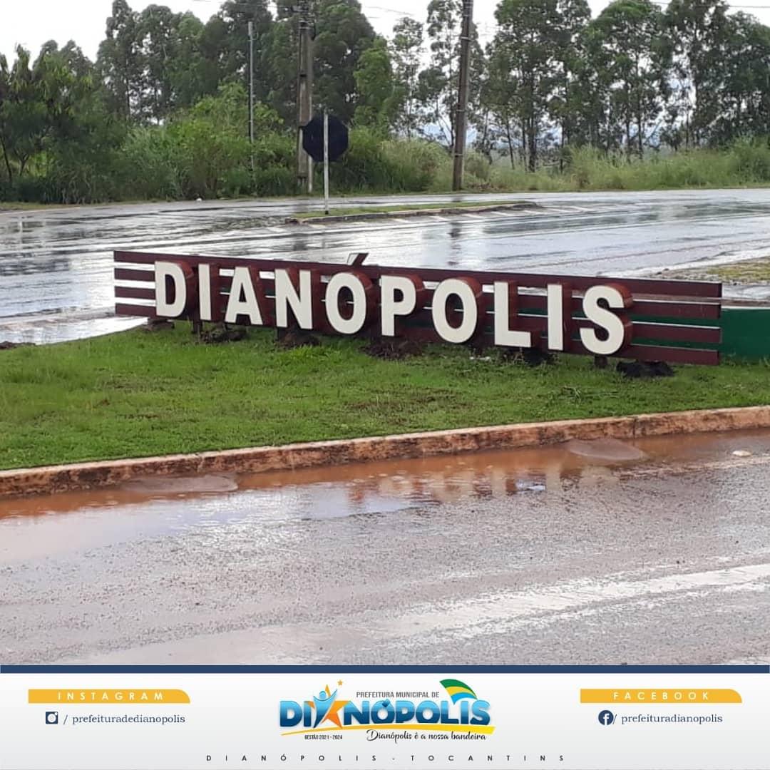 Para melhorar a visibilidade, Prefeitura de Dianópolis atende solicitação e abaixa letreiro que fica à margem da TO-040