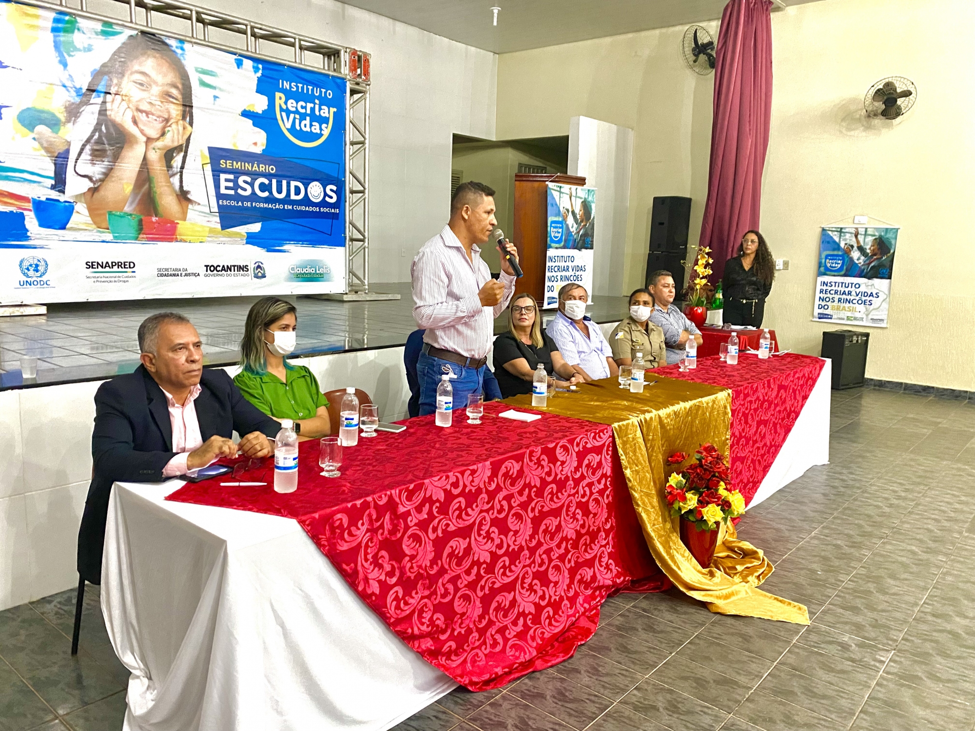 Lançamento do programa ESCUDOS faz sucesso em Dianópolis com o Seminário de Cuidado e Prevenção às Drogas
