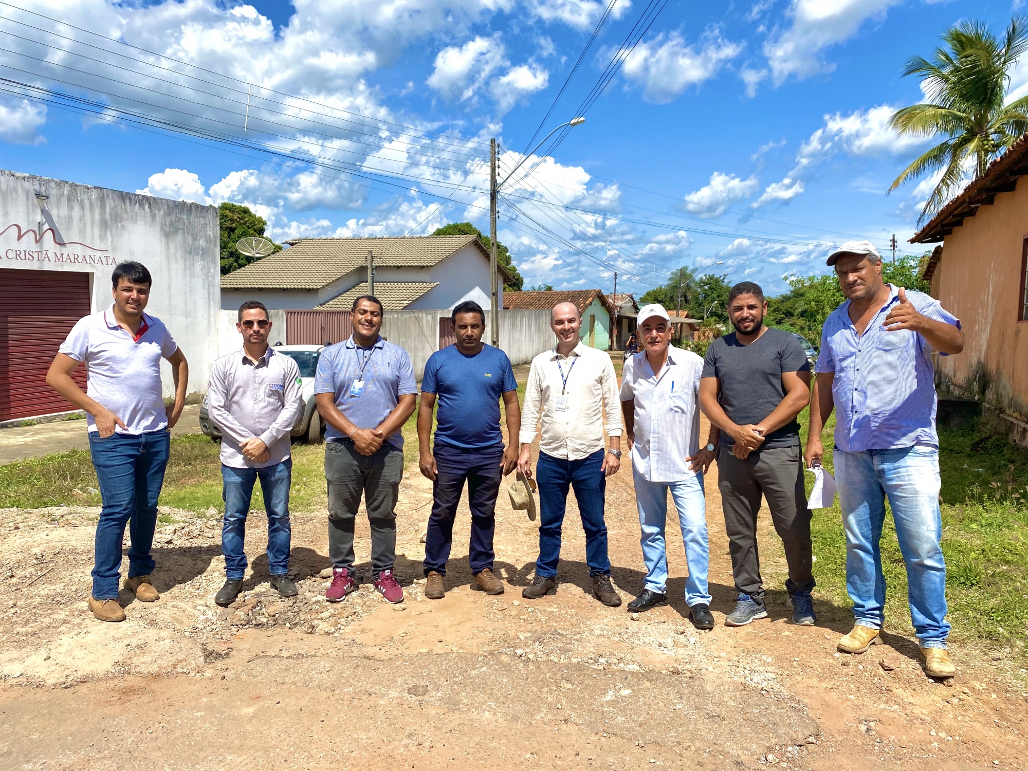 Prefeito José Salomão realiza visita técnica com equipe da Codevasf em vias do setor Cavalcante que receberão pavimentação asfáltica 