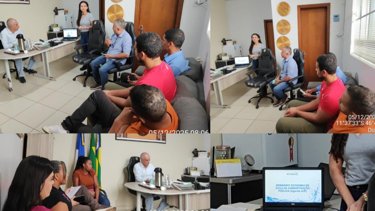 Prefeitura de Dianópolis promove palestra da A3P sobre economia de água na administração pública